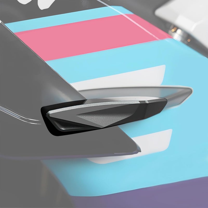 XIDAODIT For CFMOTO 675SS 675SR 675SR-R 675 SR Motorcycle Aerodynamic Spoiler Left and Right Slider Anti-Fall Decorative Cover(Grey) - Image 2